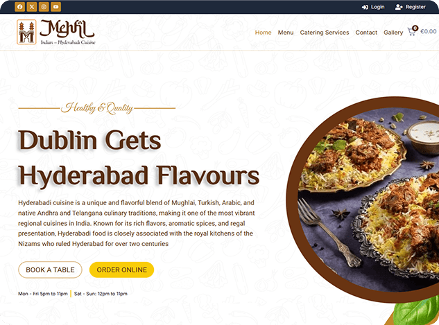 Restaurant Website & Order Management System